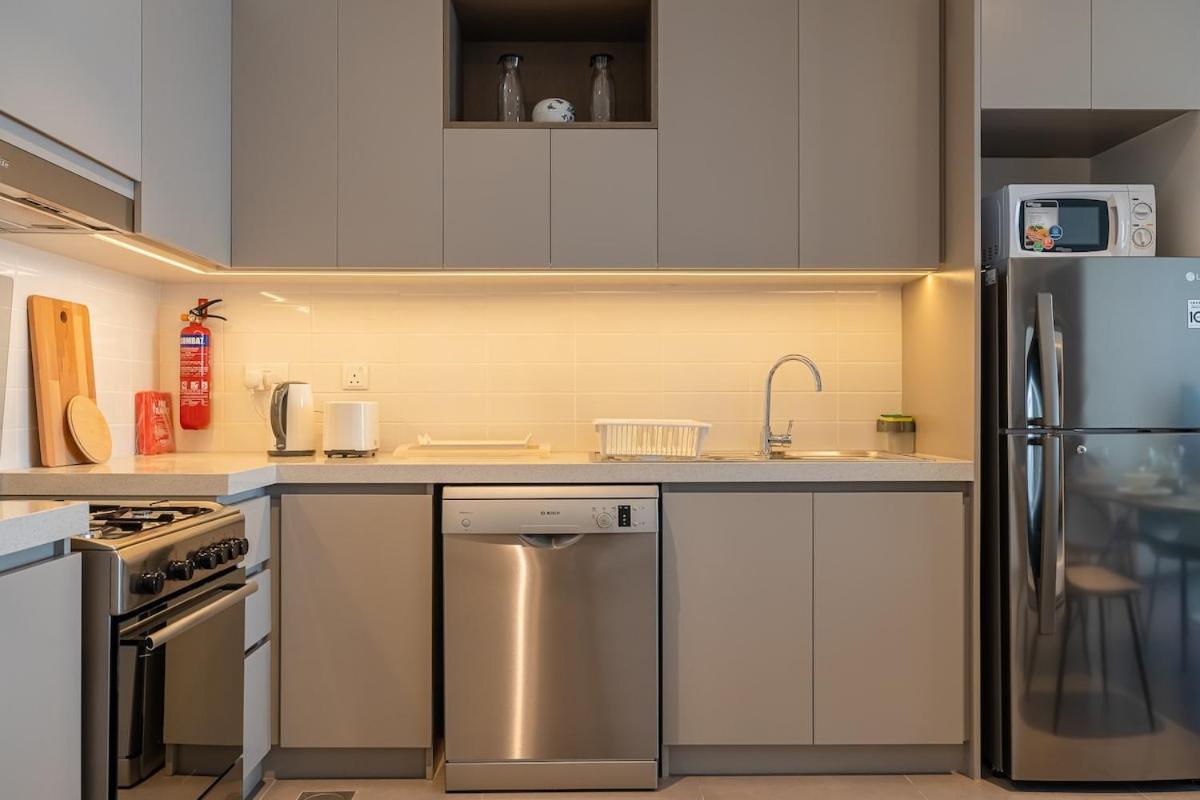 Spacious 2Bdr In Creek Harbor With City View Dubaj Kültér fotó