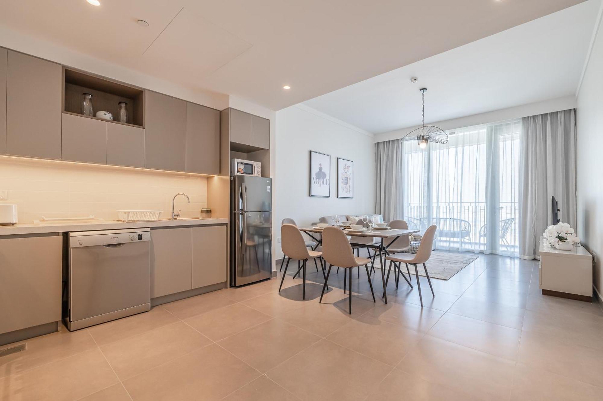 Spacious 2Bdr In Creek Harbor With City View Dubaj Kültér fotó